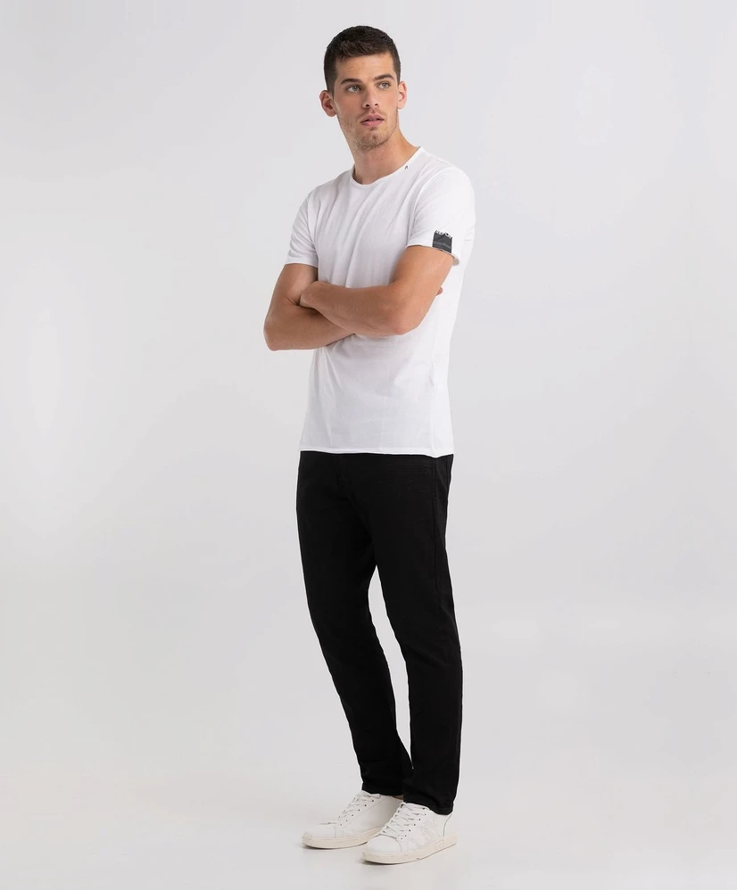 Replay T-Shirt Effen Wit
