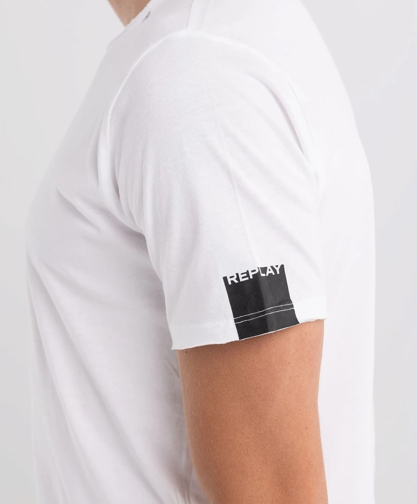 Replay T-Shirt Effen Wit