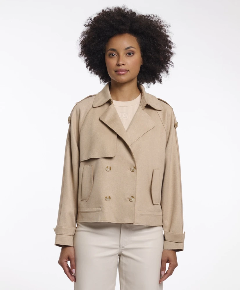 Rino & Pelle Trenchcoat Cropped