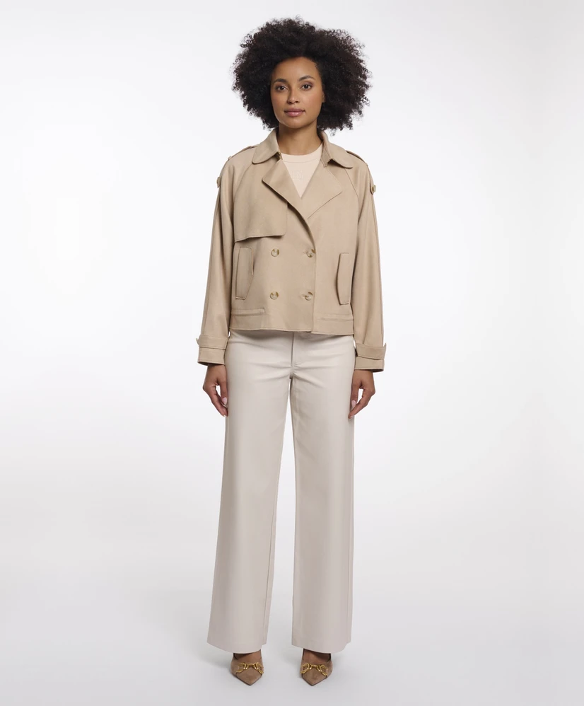 Rino & Pelle Trenchcoat Cropped
