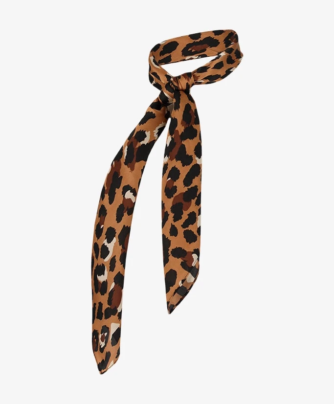 Sarlini Sjaal Vierkant Leopard