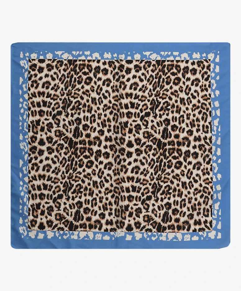 Sarlini Sjaal Vierkant Leopard