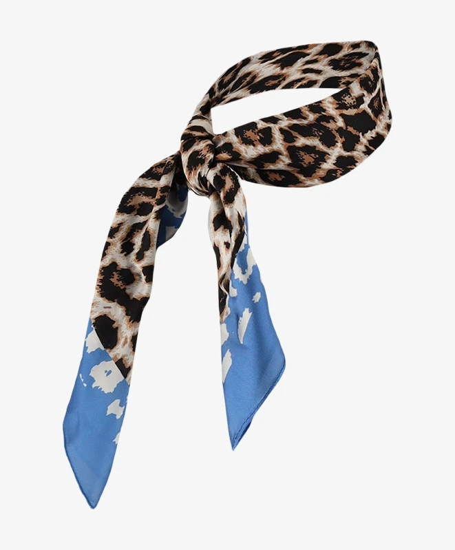 Sarlini Sjaal Vierkant Leopard