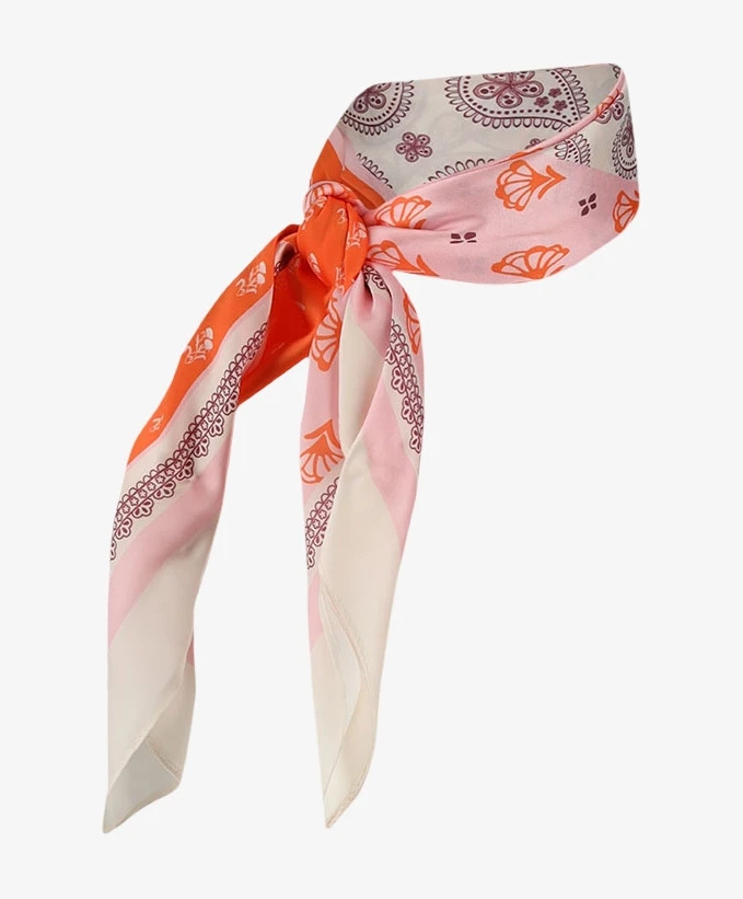 Sarlini Sjaal Vierkant Paisley Print