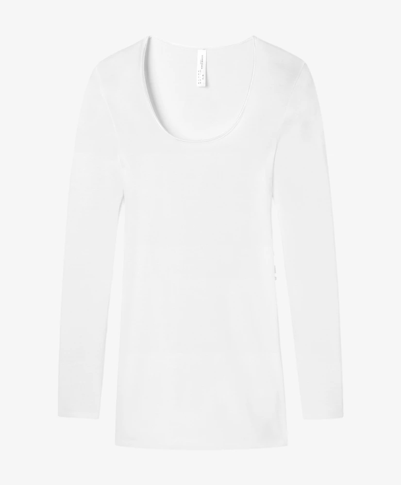 Schiesser Longsleeve Luxury Wit