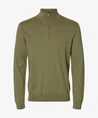 Selected Men Half Zip Trui Berg