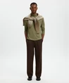 Selected Men Half Zip Trui Berg