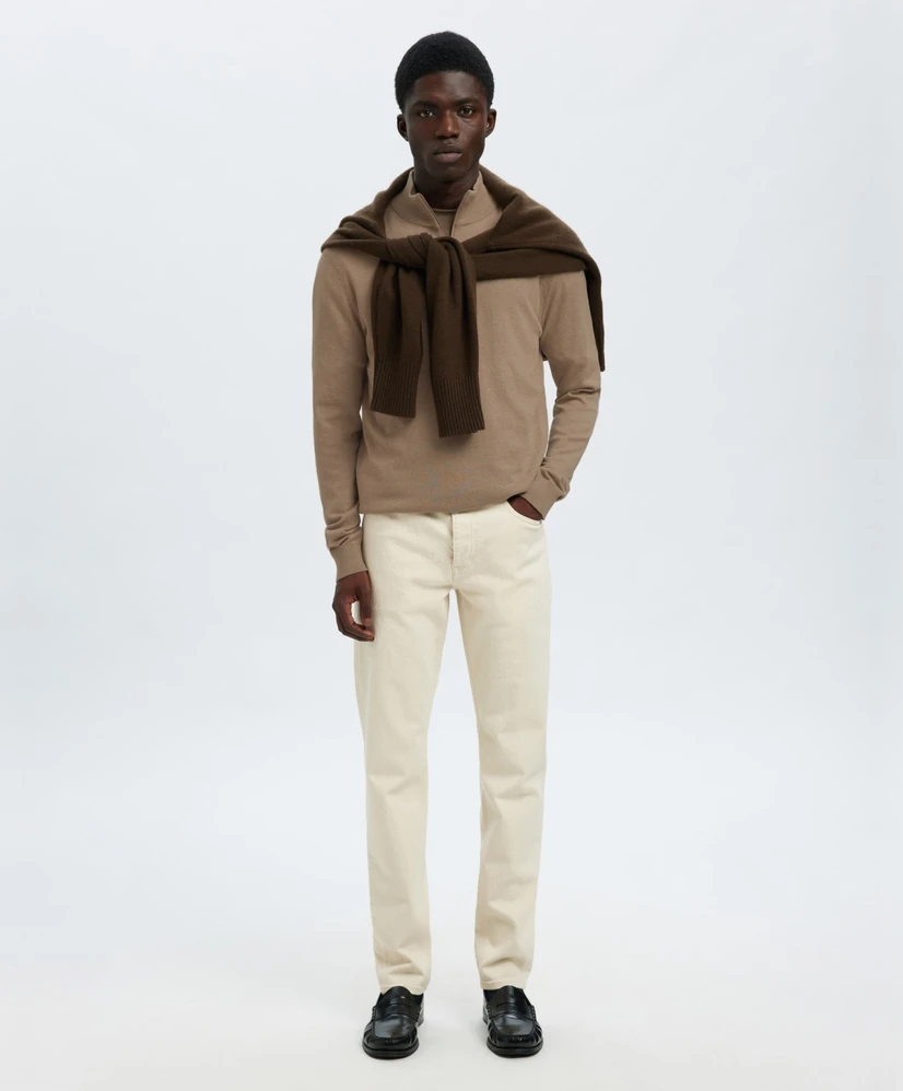 Selected Men Half Zip Trui Berg