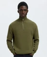 Selected Men Half Zip Trui Dane