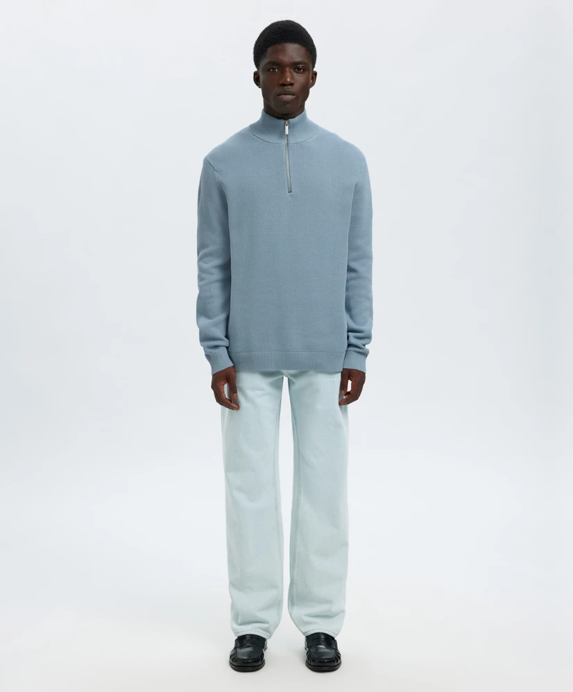 Selected Men Half Zip Trui Dane