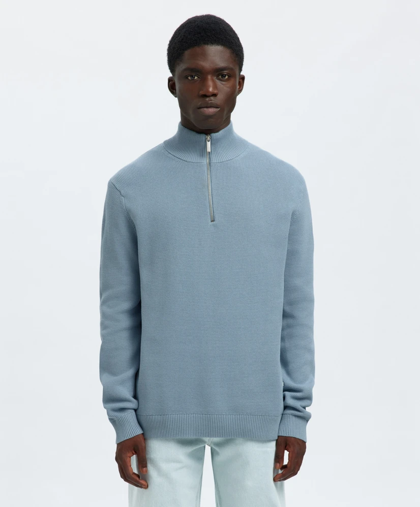 Selected Men Half Zip Trui Dane