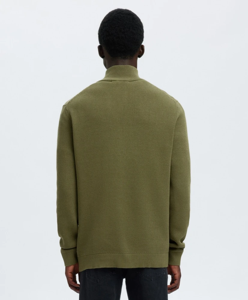 Selected Men Half Zip Trui Dane