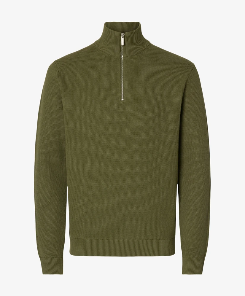 Selected Men Half Zip Trui Dane
