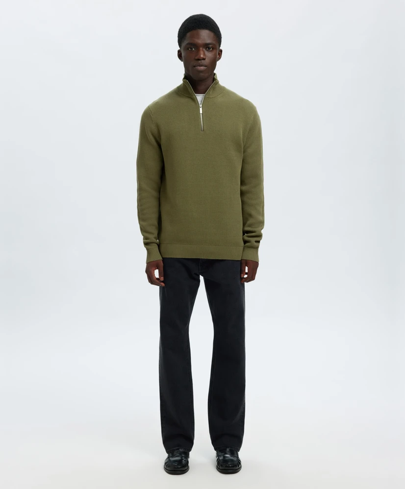 Selected Men Half Zip Trui Dane