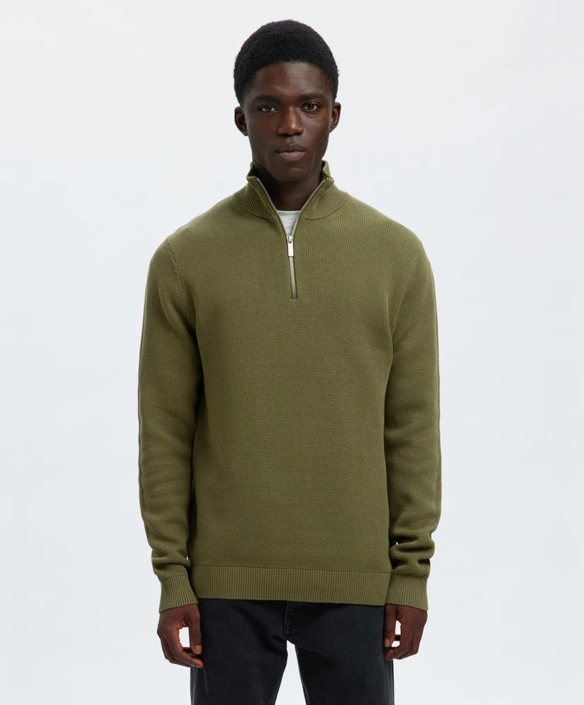 Selected Men Half Zip Trui Dane