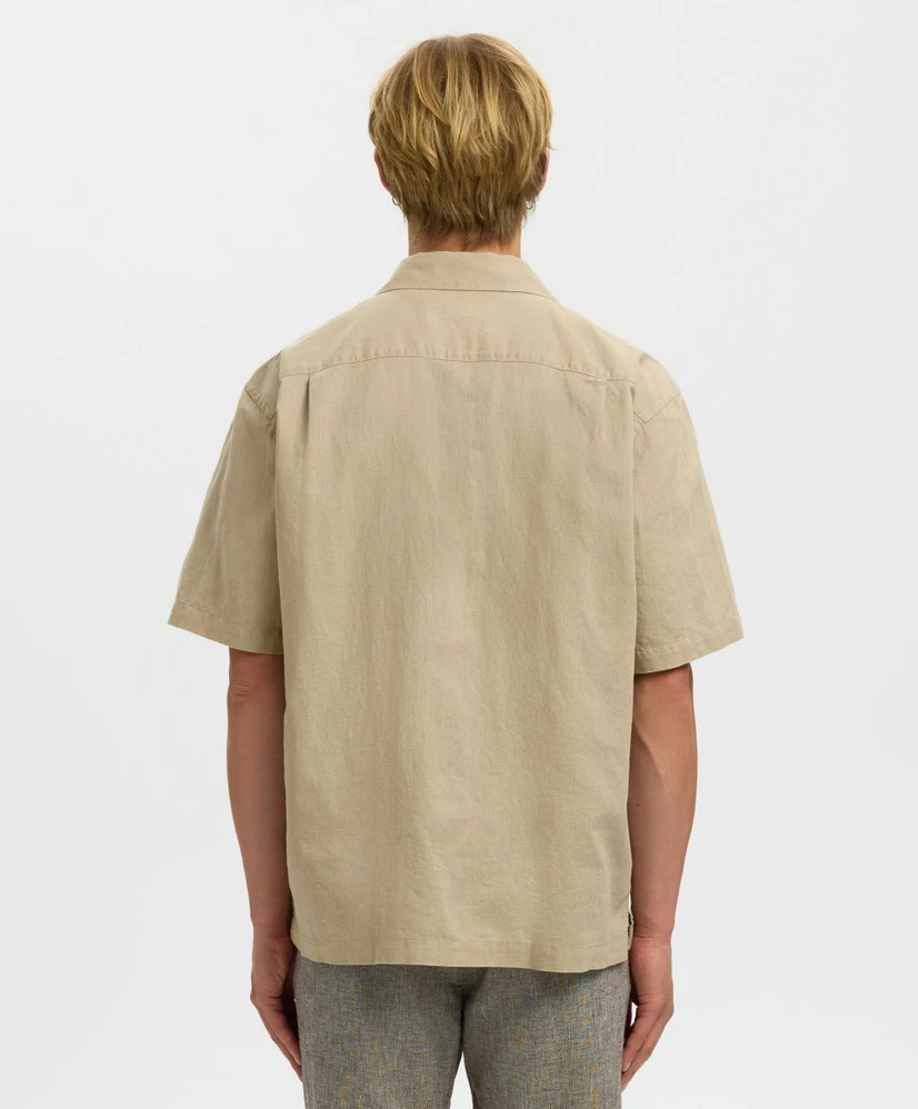 Selected Men Overhemd Linnenmix