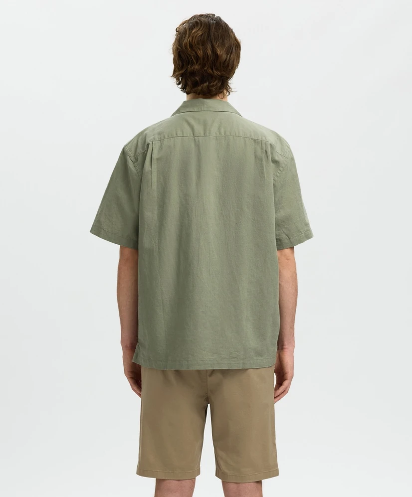 Selected Men Overhemd Linnenmix