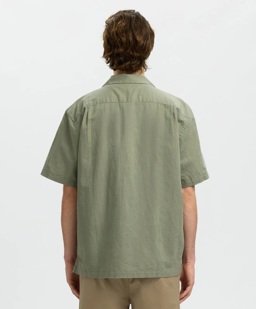 Selected Men Overhemd Linnenmix