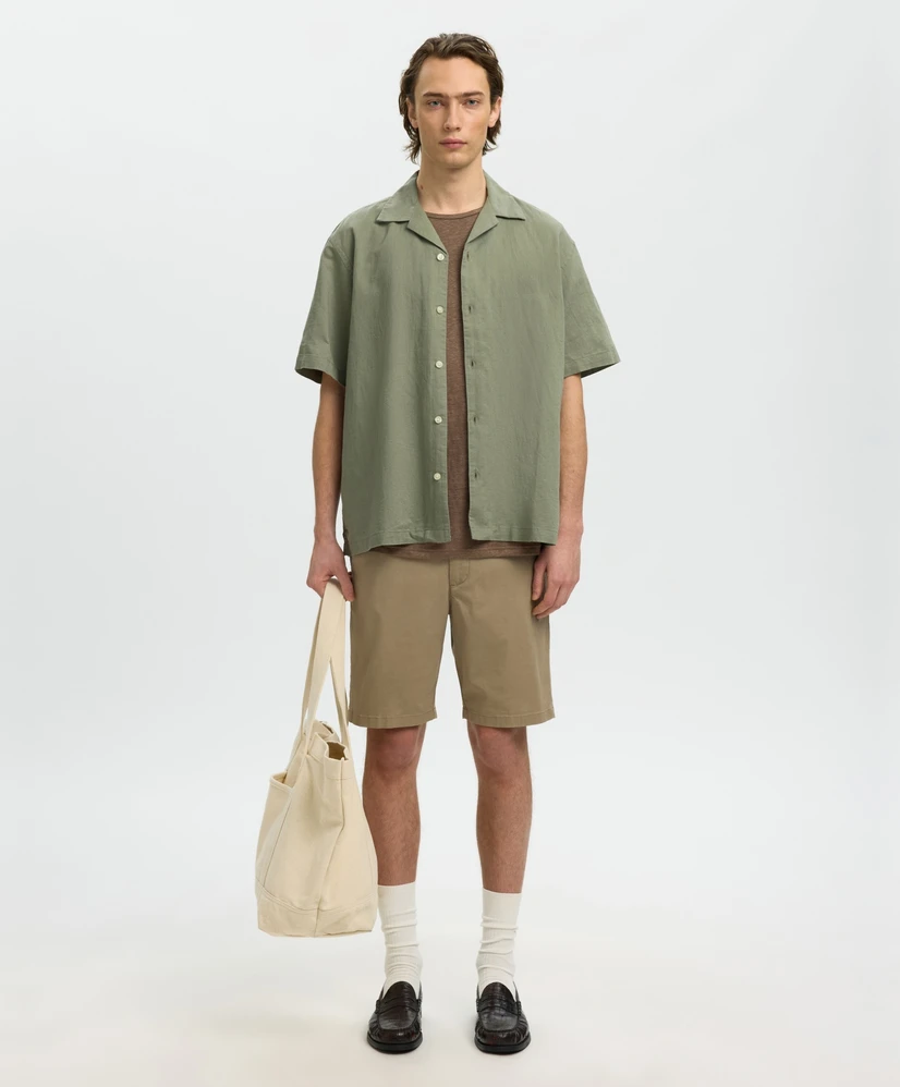 Selected Men Overhemd Linnenmix