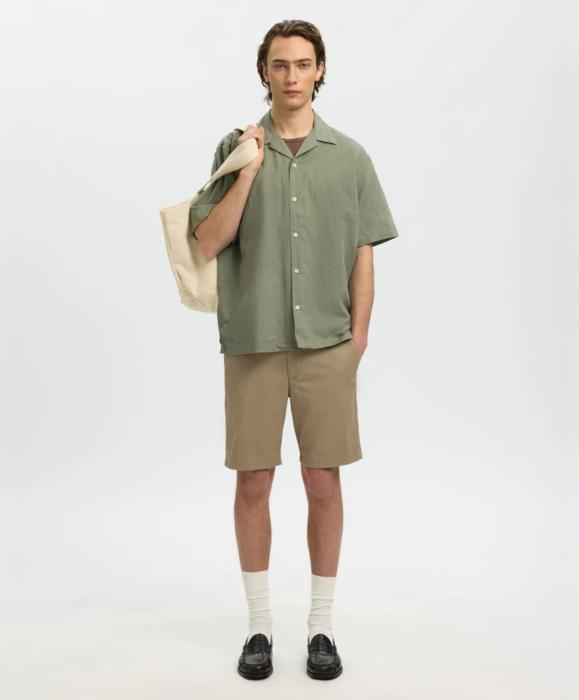 Selected Men Overhemd Linnenmix