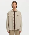 Selected Men Overshirt Linnenmix