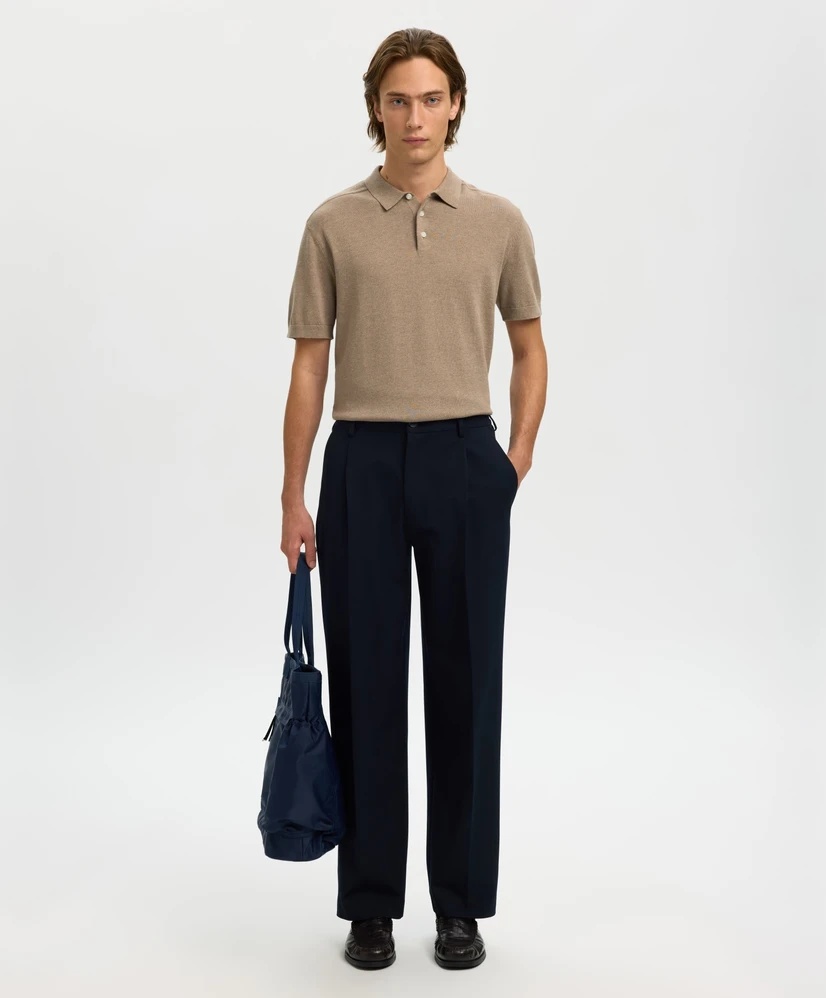 Selected Men Polo Gebreid