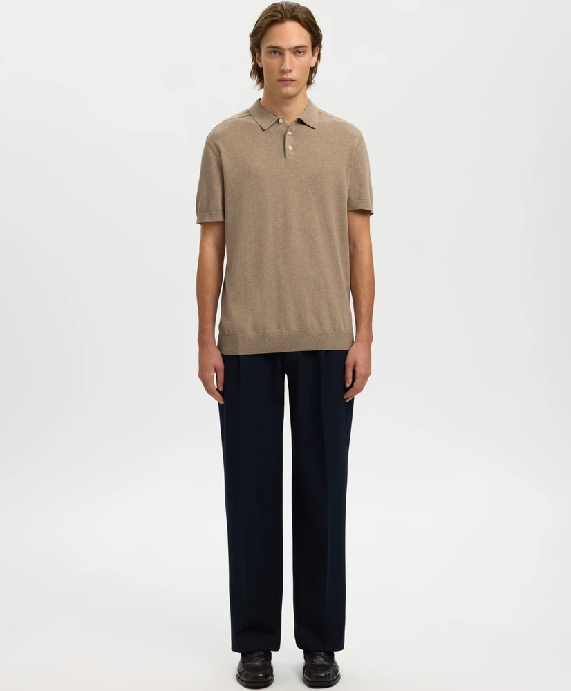 Selected Men Polo Gebreid