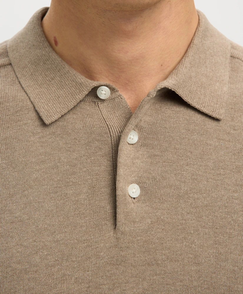 Selected Men Polo Gebreid