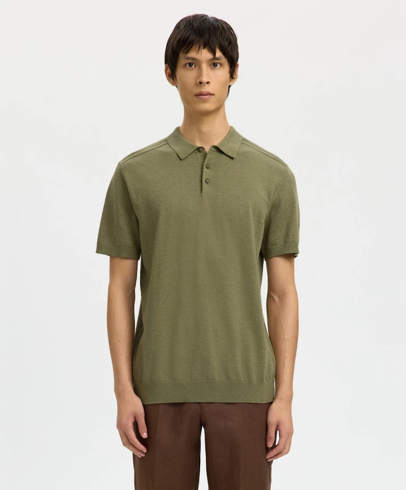 Selected Men Polo Gebreid