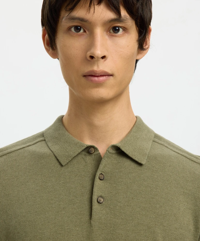 Selected Men Polo Gebreid