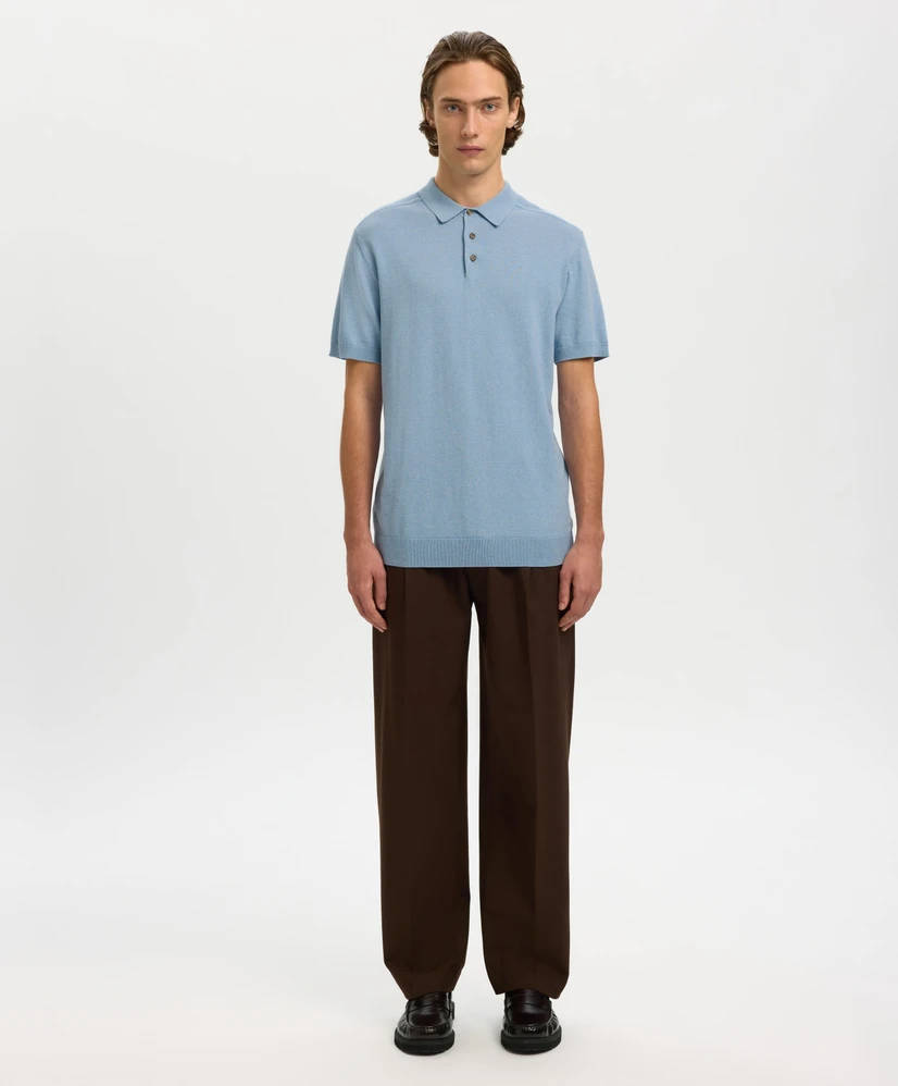 Selected Men Polo Gebreid