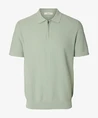Selected Men Polo Zip Structure