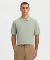 Selected Men Polo Zip Structure