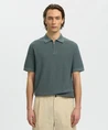 Selected Men Polo Zip Structure