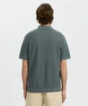 Selected Men Polo Zip Structure