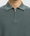 Selected Men Polo Zip Structure