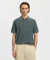 Selected Men Polo Zip Structure