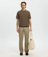 Selected Men Polo Zip Structure