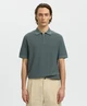Selected Men Polo Zip Structure