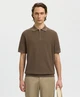 Selected Men Polo Zip Structure