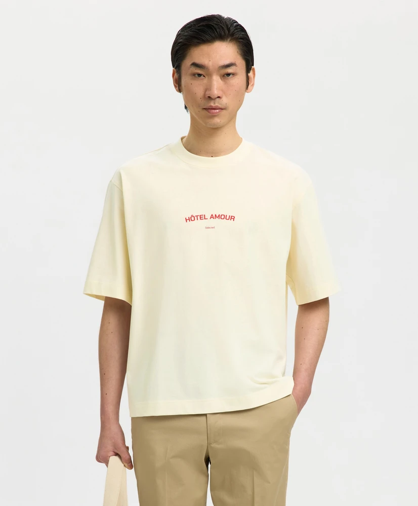 Selected Men T-shirt Boxy