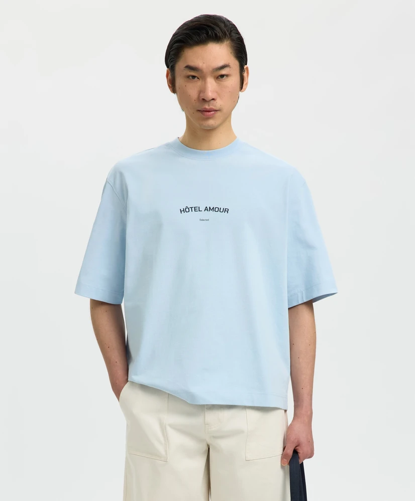 Selected Men T-shirt Boxy