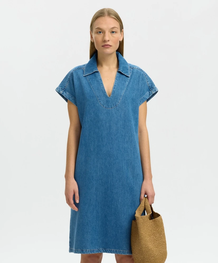 Selected Women Jurk Relaxed Tenna