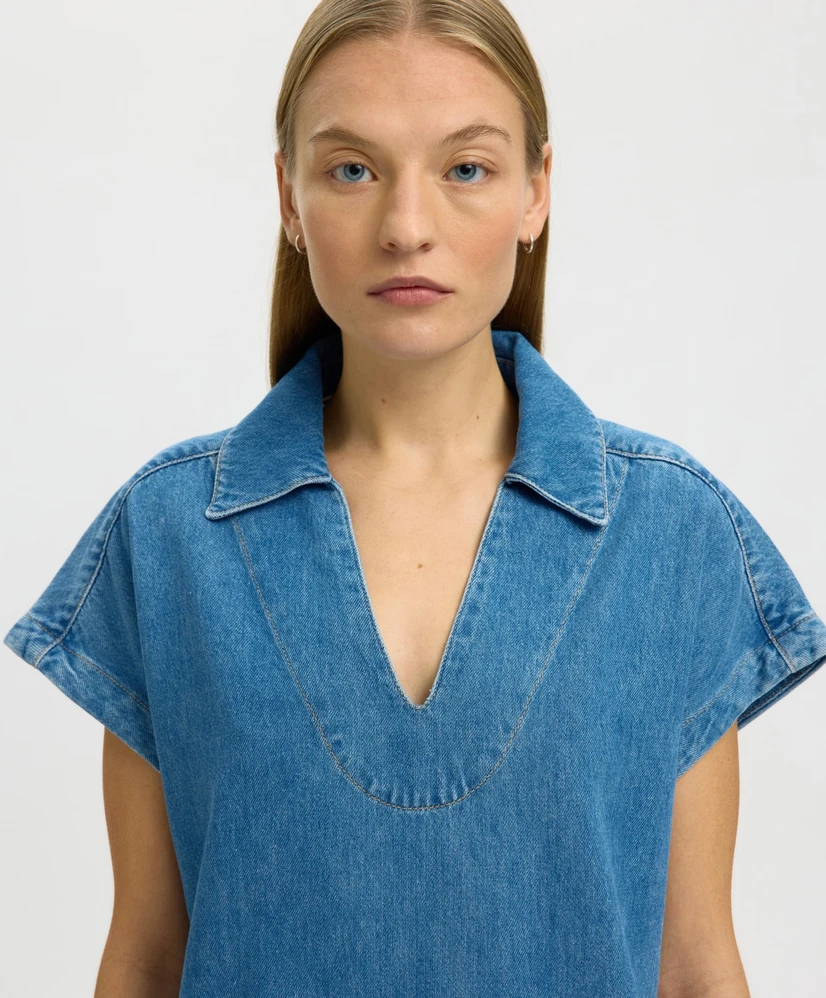 Selected Women Jurk Relaxed Tenna