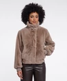 Short faux fur jacket