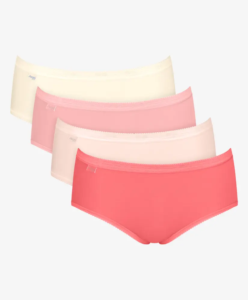 sloggi Midi Slip Basic+ 4-Pack
