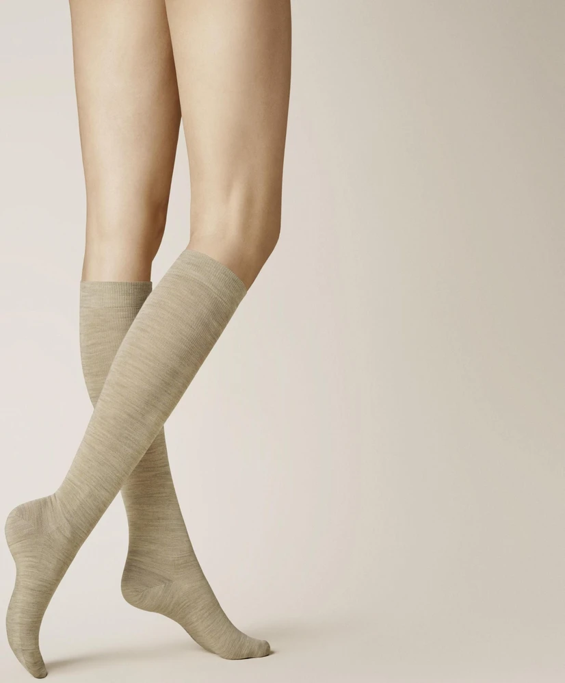 SOFT WOOL COTTON KNEE