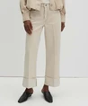 someday Jeans 7/8 Wide Leg Corah Turn Up Sleek
