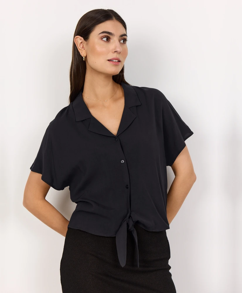 Soyaconcept Blouse Cropped Strikdetail
