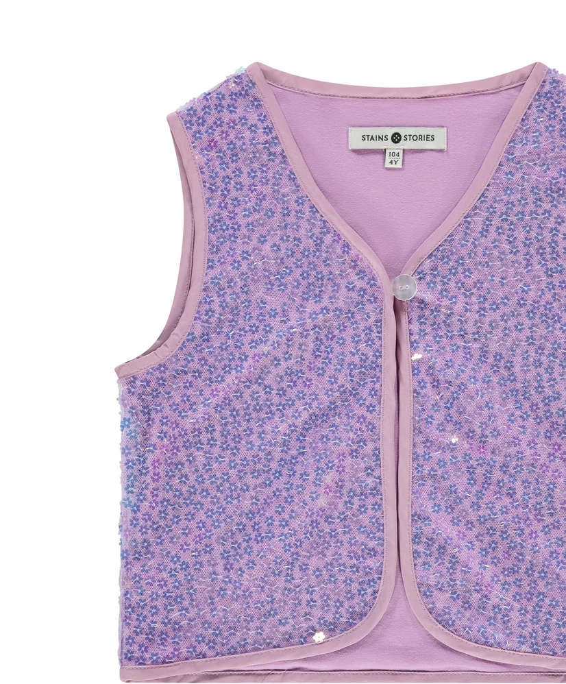Stains & Stories Gilet Sequin
